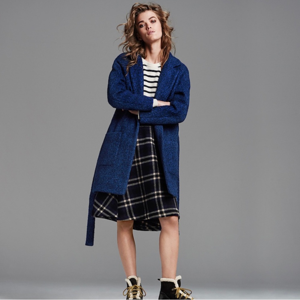 GANNI coat XS : never worn perfect condition gorgeous blue